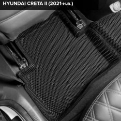 3D коврики EVA с бортами Hyundai Creta II (2021-н.в.)