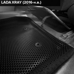3D коврики EVA с бортами Lada XRAY (2015-н.в.)