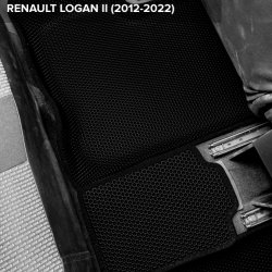 3D коврики EVA с бортами Renault Logan II (2012-2022)