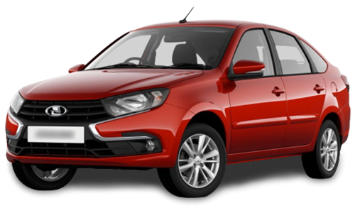 2D коврики EVA в салон и багажник  на Lada Granta FL лифтбек (2018-н.в.)