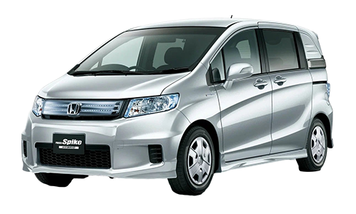 2D коврики EVA в салон и багажник  на Honda Freed Spyke I Hybrid, правый руль (2008-2016)