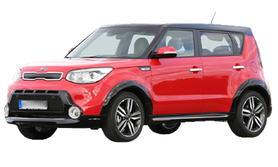 3D коврики EVA с бортами в салон на Kia Soul II (PS) (2013-2019)