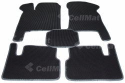 2D коврики EVA в салон и багажник  на Lada Priora хэтчбек (2007-2018)