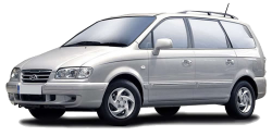 2D коврики EVA в салон и багажник на Hyundai Traget I рестайлинг (2004-2008)