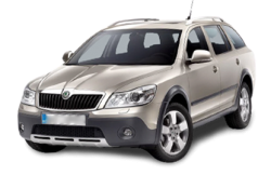 2D коврики EVA в салон и багажник на Skoda Octavia II Scoute A5 (2004-2013)