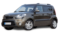 2D коврики EVA в салон и багажник  на Kia Soul I (AM FL) рестайлинг (2011-2014)
