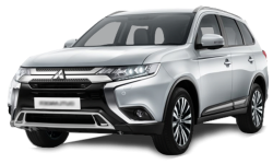 2D коврики EVA в салон и багажник на Mitsubishi Outlander III рестайлинг 5 мест (2014-н.в.)