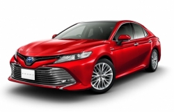 3D коврики EVA с бортами в салон  на Toyota Camry VIII XV70 (2017-н.в.)